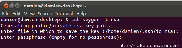 Generate Private Key File Linux